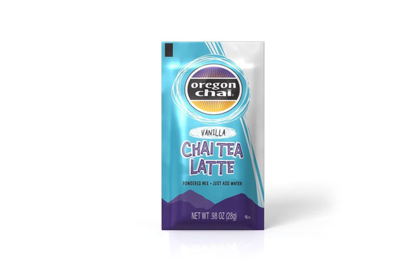 Oregon Chai Tea Mix: Vanilla - Single Serve Packet 8 ct/box
