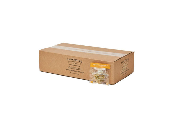 Two Leaves Tea - Box of 100 Tea Sachets: Organic Chamomile