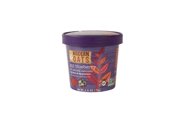 Modern Oats Premium Oatmeal - 2.6 Oz. Cup: Goji Blueberry