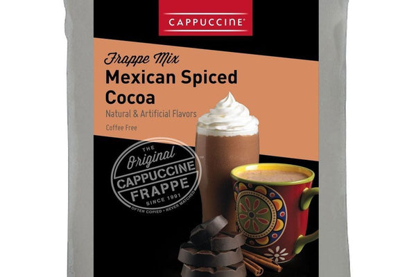 Cappuccine Frappe Mix - 3 lb. Bulk Bag: Mexican Spiced Cocoa