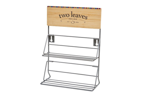 Two Leaves and a Bud Counter Top Rack for 6 Teas