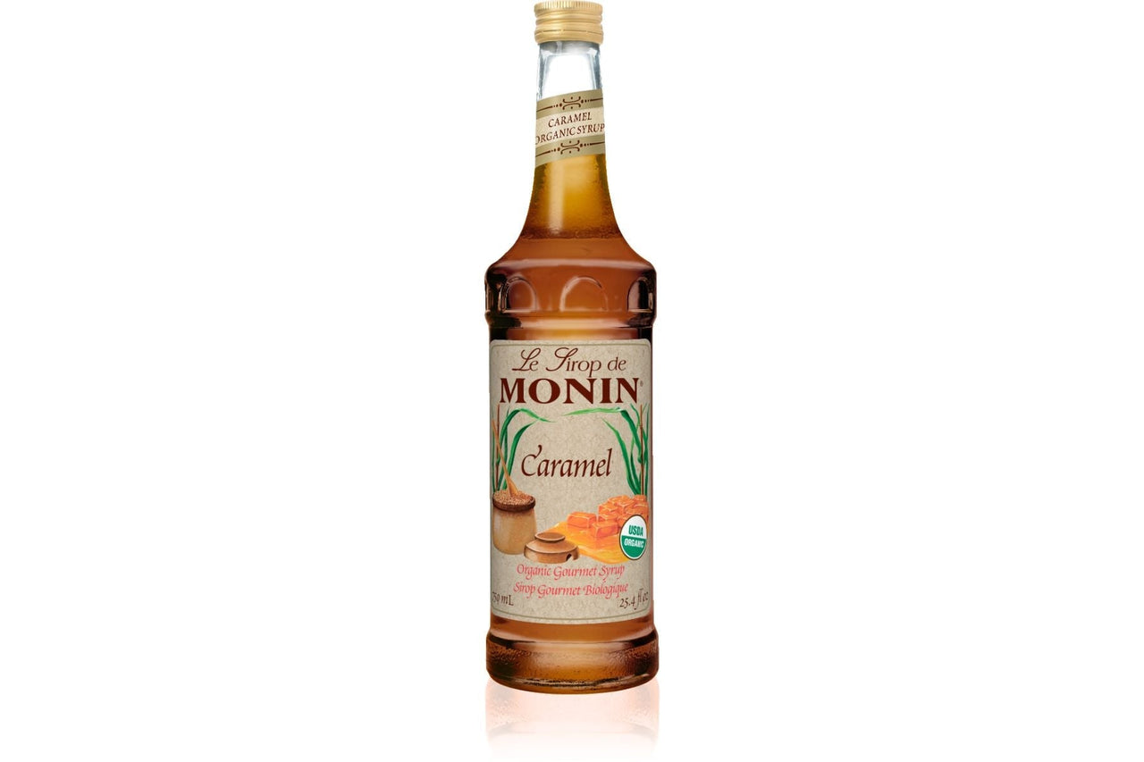 Monin 750ml Organic Caramel Syrup
