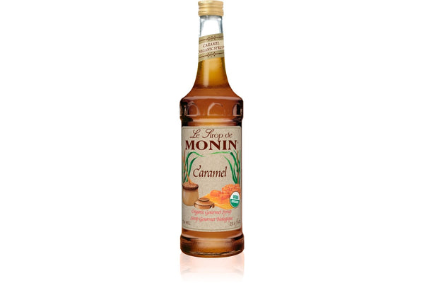 Monin 750ml Organic Caramel Syrup