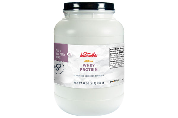Dr. Smoothie ADDins Whey Protein - 48oz (3 lb) Jug