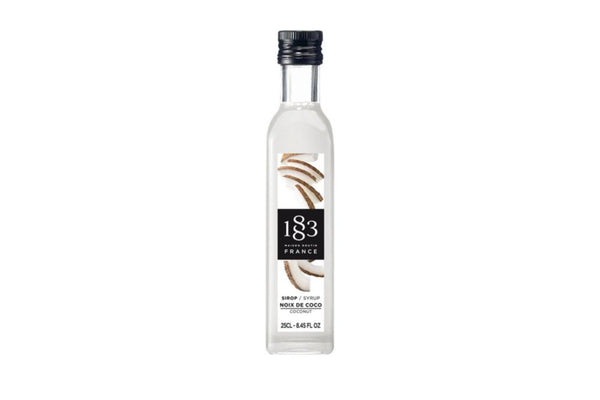1883 Coconut Syrup 25 cl / 250ml Glass