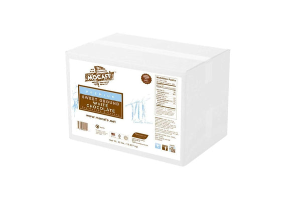 MoCafe - Sweet Ground White Chocolate - 30 lb. Box