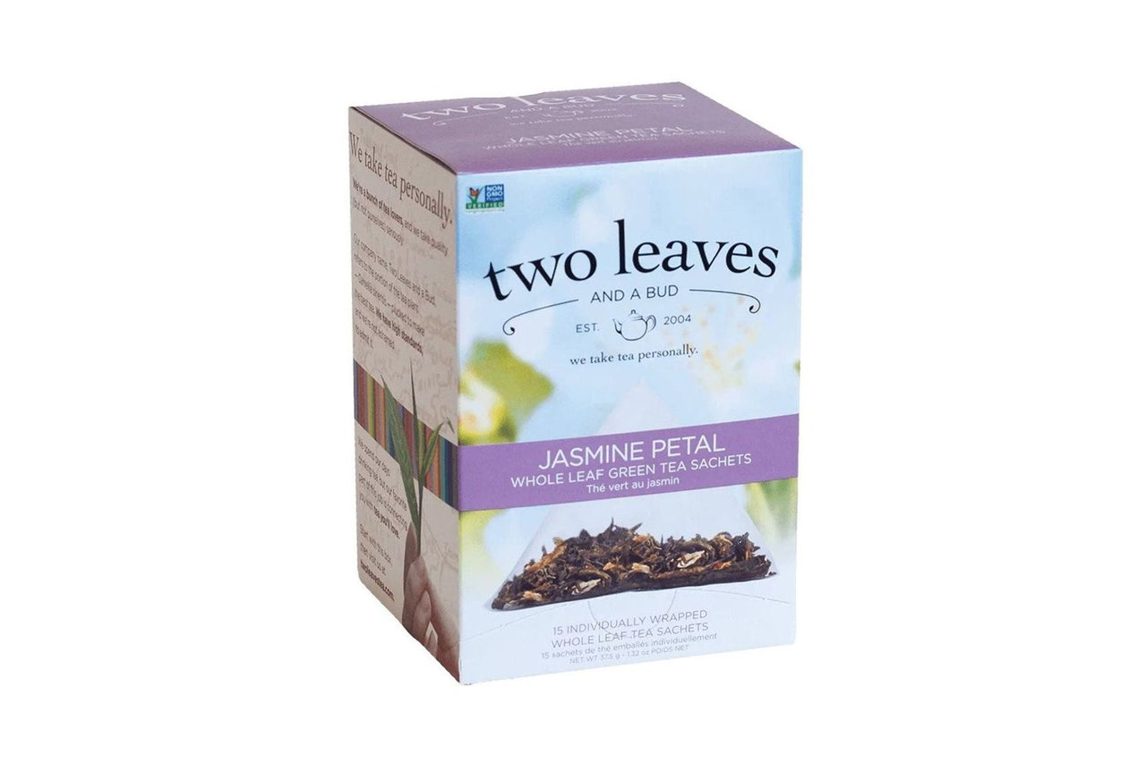 Two Leaves Tea - Box of 15 Tea Sachets: Jasmine Petal