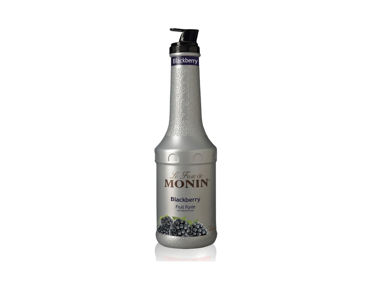 Monin Fruit Puree - 1L Plastic Bottle: Blackberry