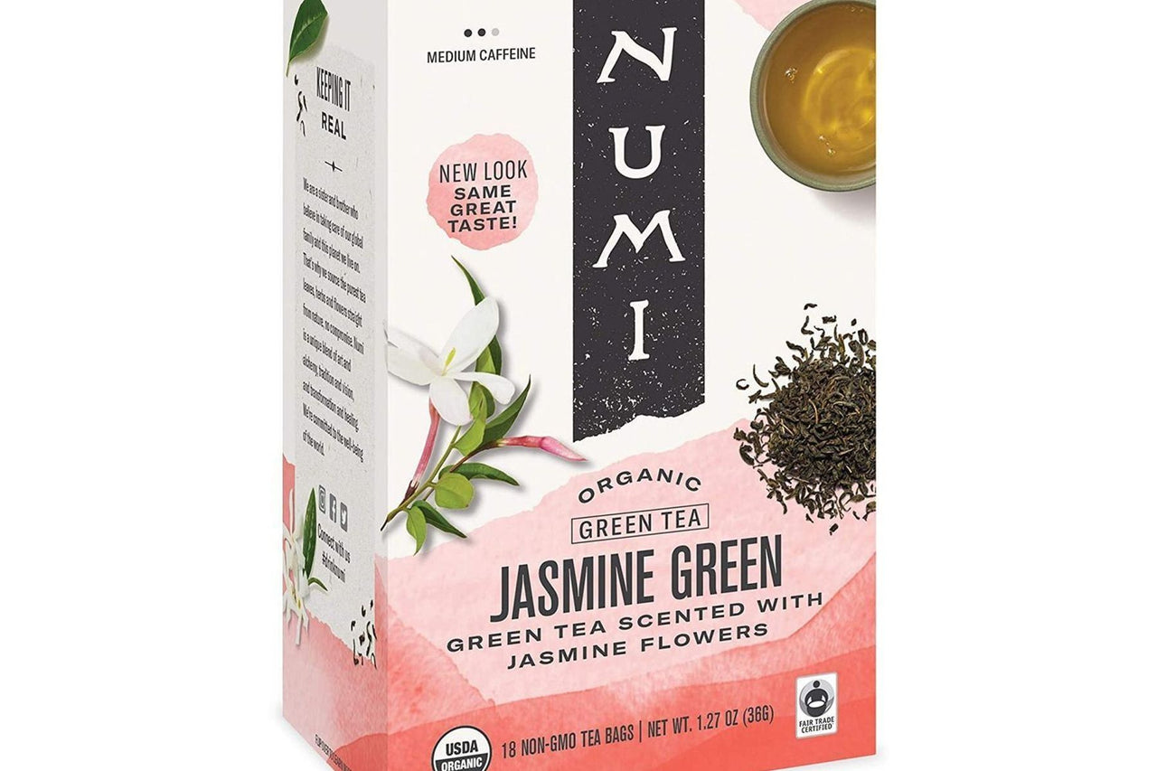 Numi Tea - Box of 18 Single Serve Packets: Jasmine Green