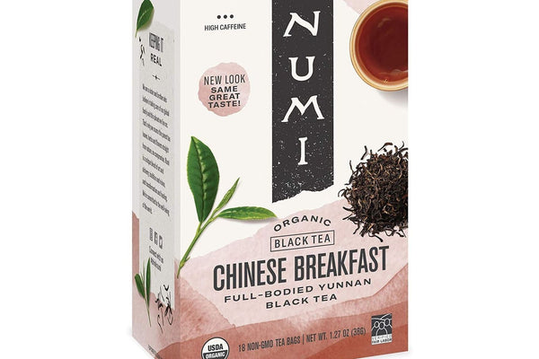 Numi Tea - Box of 18 Single Serve Packets: Chinese Breakfast
