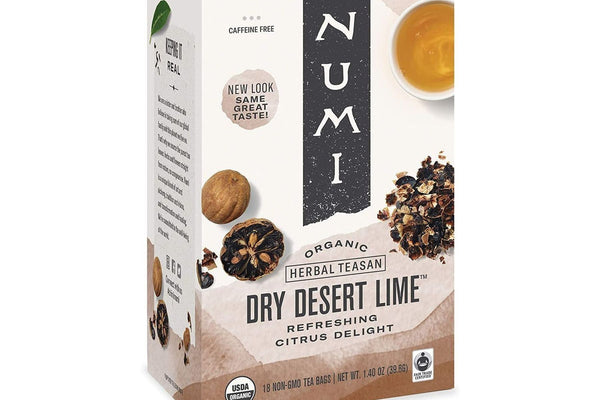 Numi Tea - Box of 18 Single Serve Packets: Dry Desert Lime