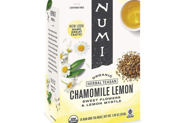 Numi Tea - Box of 18 Single Serve Packets: Chamomile Lemon