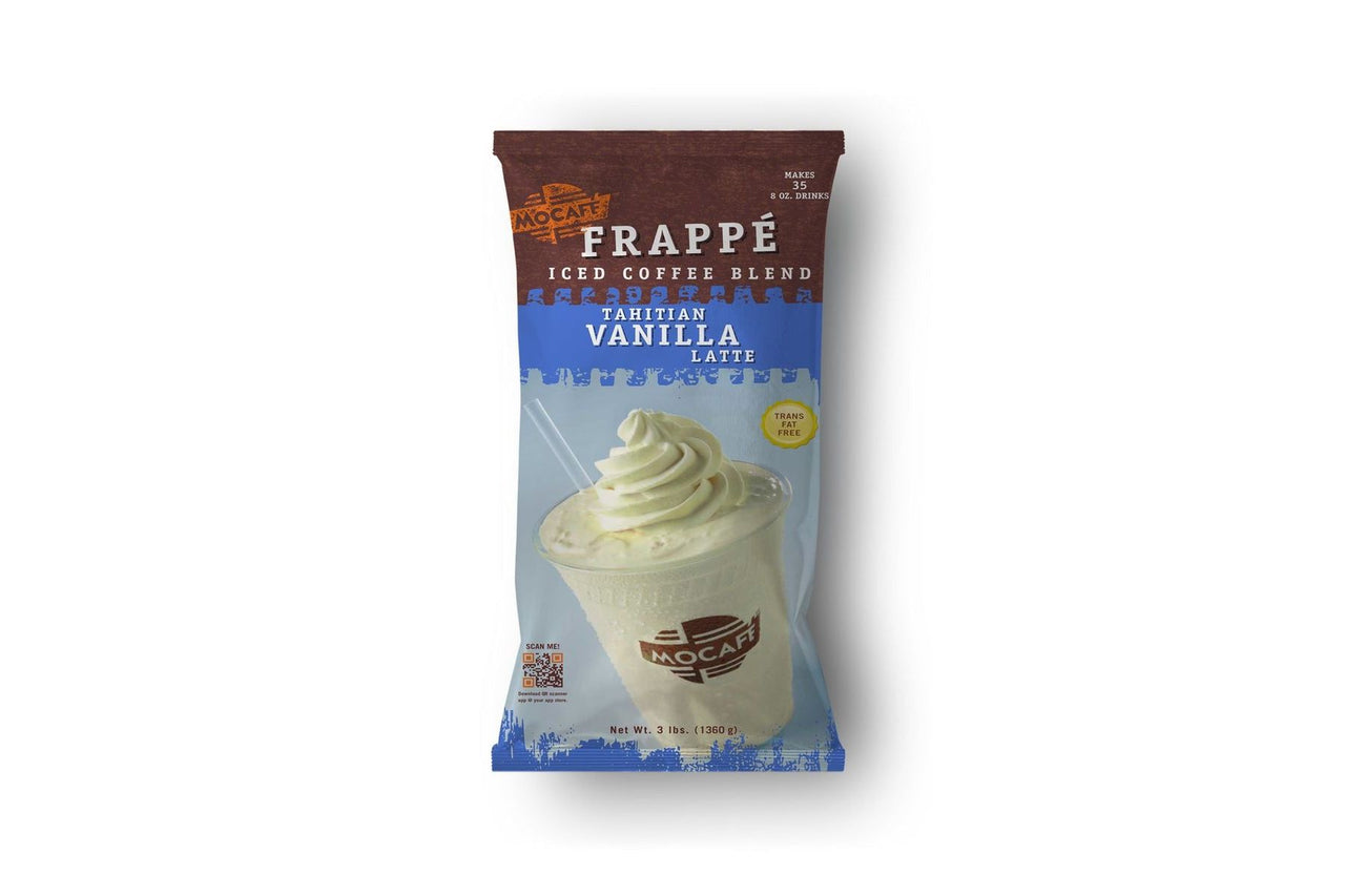 MoCafe - Blended Ice Frappes - 3 lb. Bulk Bag: Tahitian Vanilla Latte