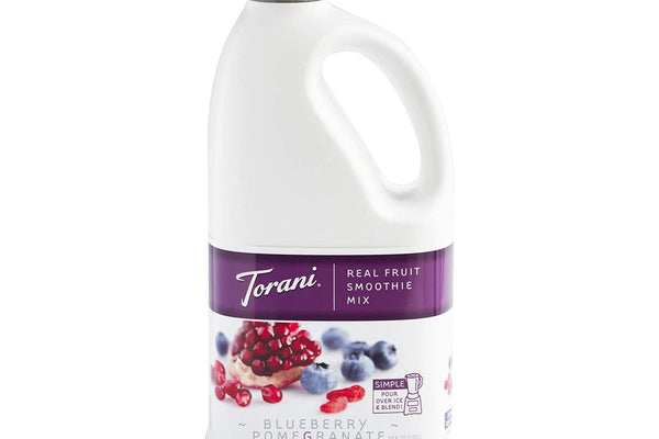 Torani Real Fruit Smoothies - 64 oz Jug: Blueberry Pomegranate