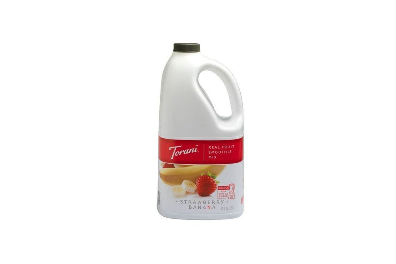 Torani Real Fruit Smoothies - 64 oz Jug: Strawberry Banana