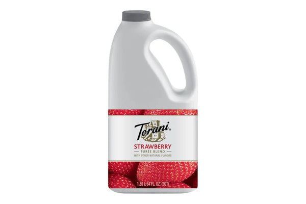 Torani Puree Blend: 64oz Bottle: Strawberry