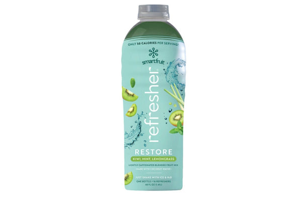 Smartfruit Restore Refresher Kiwis + Lemongrass + Mint: 48oz Bottle