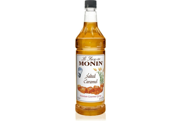 Monin Classic Syrup - 1L Plastic Bottle: Salted Caramel