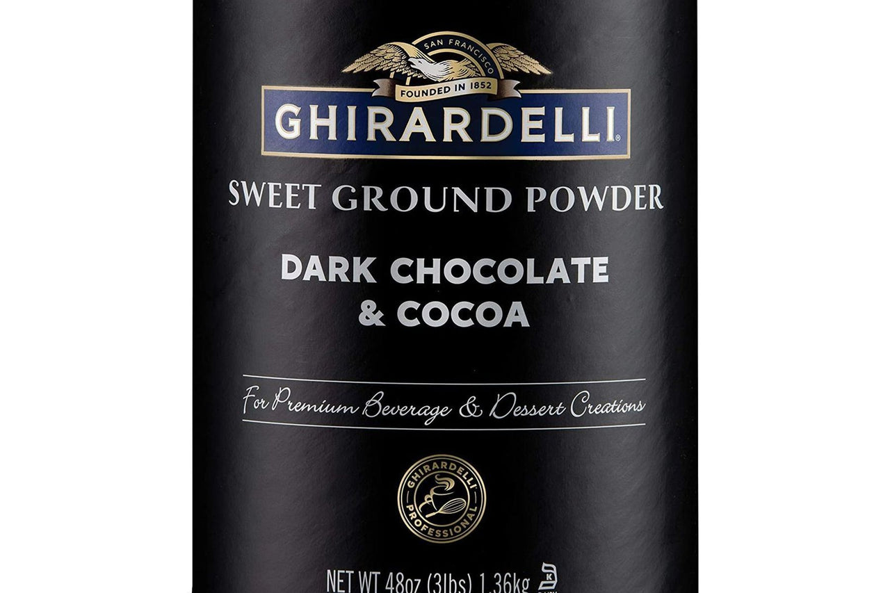 Ghirardelli Sweet Ground Dark Chocolate & Cocoa Powder - 3lb Can
