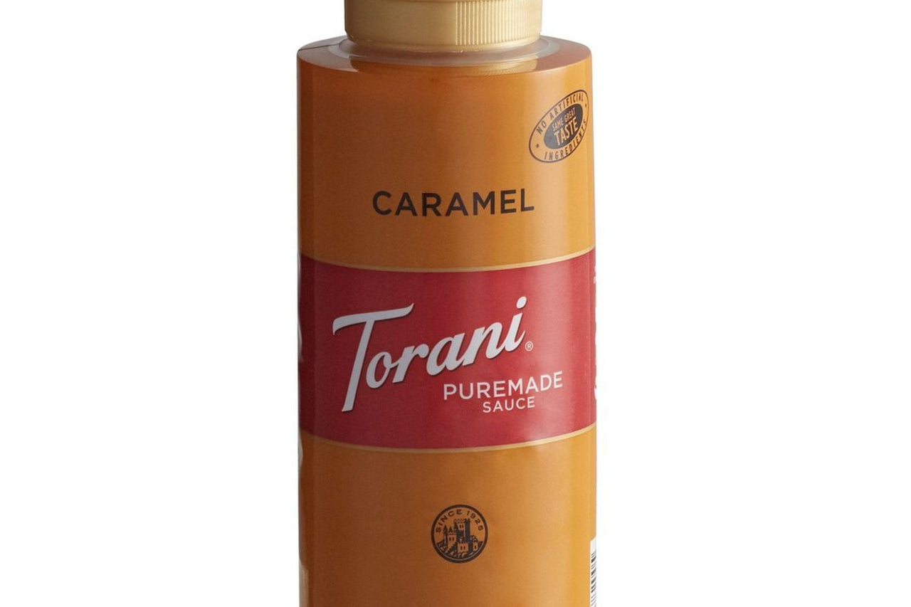 Torani Puremade Caramel Sauce: 16oz Bottle