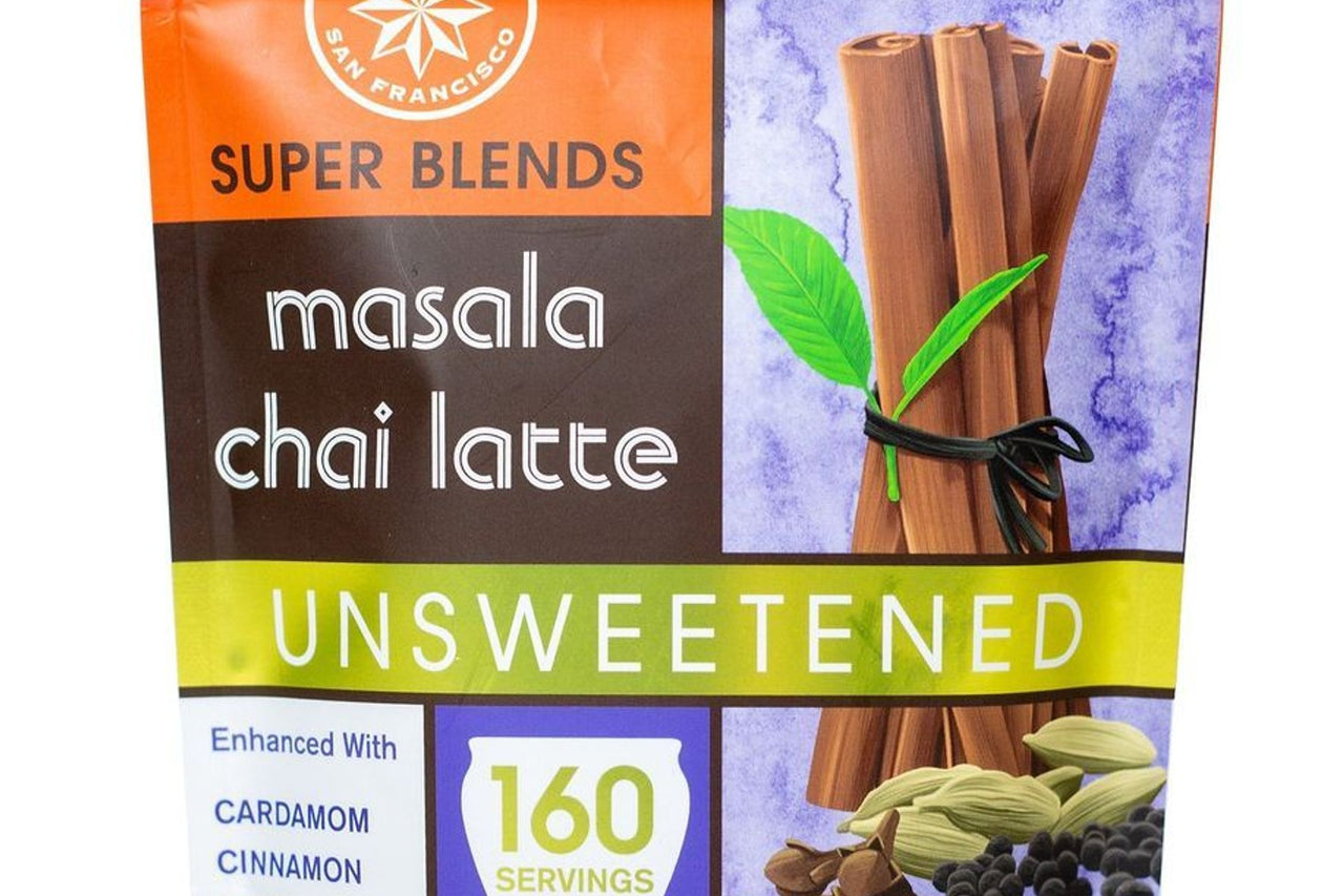 David Rio Super Blends: Unsweetened Masala Chai Latte - 8.5oz Pouch