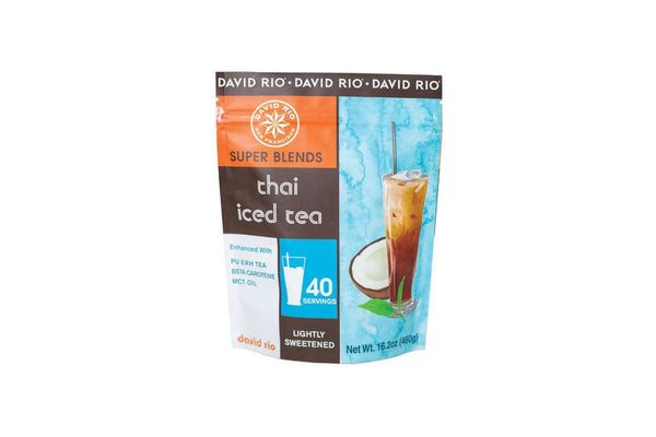 David Rio Super Blends: Thai Iced Tea Latte - 16.2oz Pouch