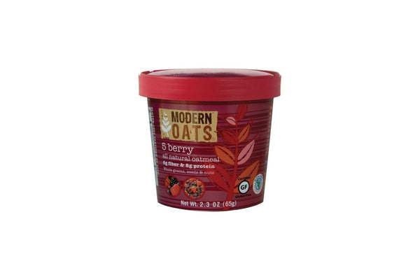 Modern Oats Premium Oatmeal - 2.3 Oz. Cup:  5 Berry
