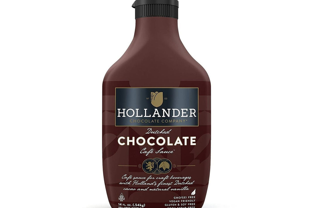 Hollander Sauce - 15 oz. Squeeze Bottle: Dutched Chocolate