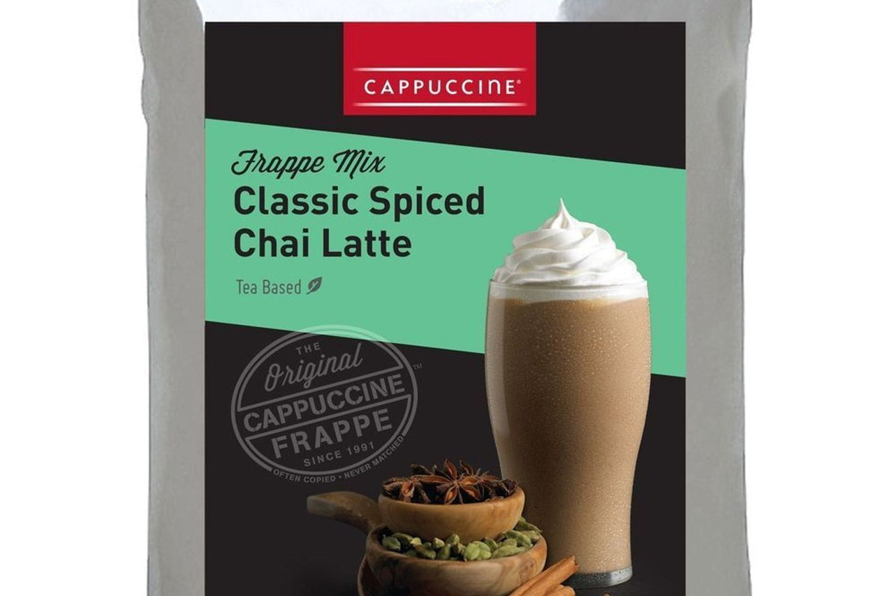 Cappuccine Tea Frappe Mix - 3 lb. Bulk Bag: Classic Spiced Chai Latte