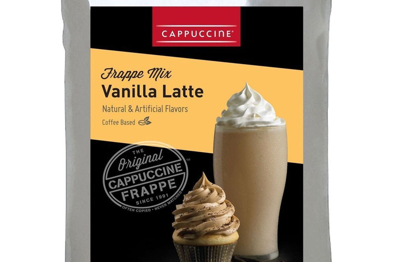 Cappuccine Coffee Frappe Mix - 3 lb. Bulk Bag: Vanilla Latte