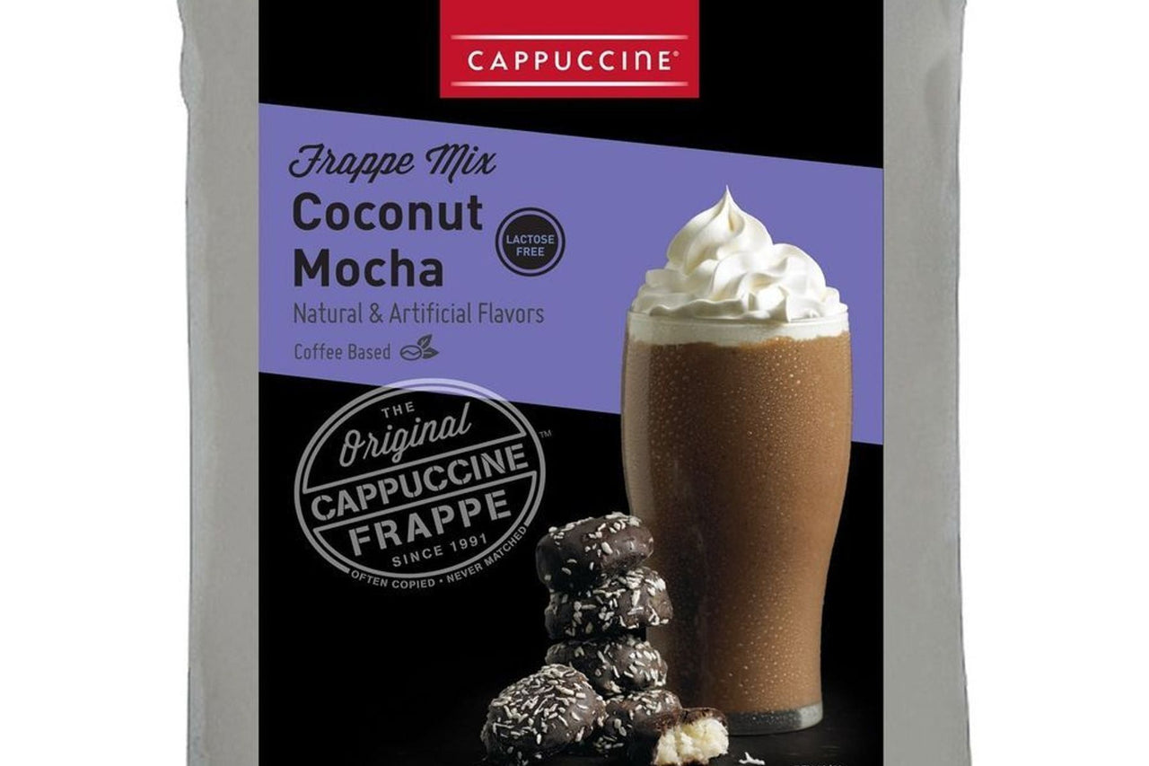 Cappuccine Coffee Frappe Mix - 3 lb. Bulk Bag: Coconut Mocha