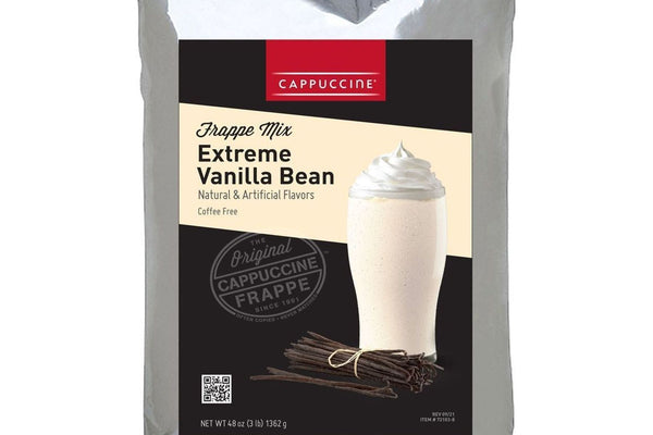 Cappuccine Frappe Mix - 3 lb. Bulk Bag: Extreme Vanilla Bean