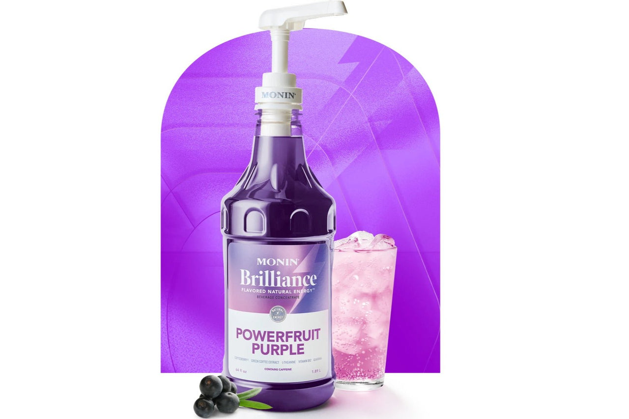 Monin 64 oz. Brilliance Powerfruit Purple