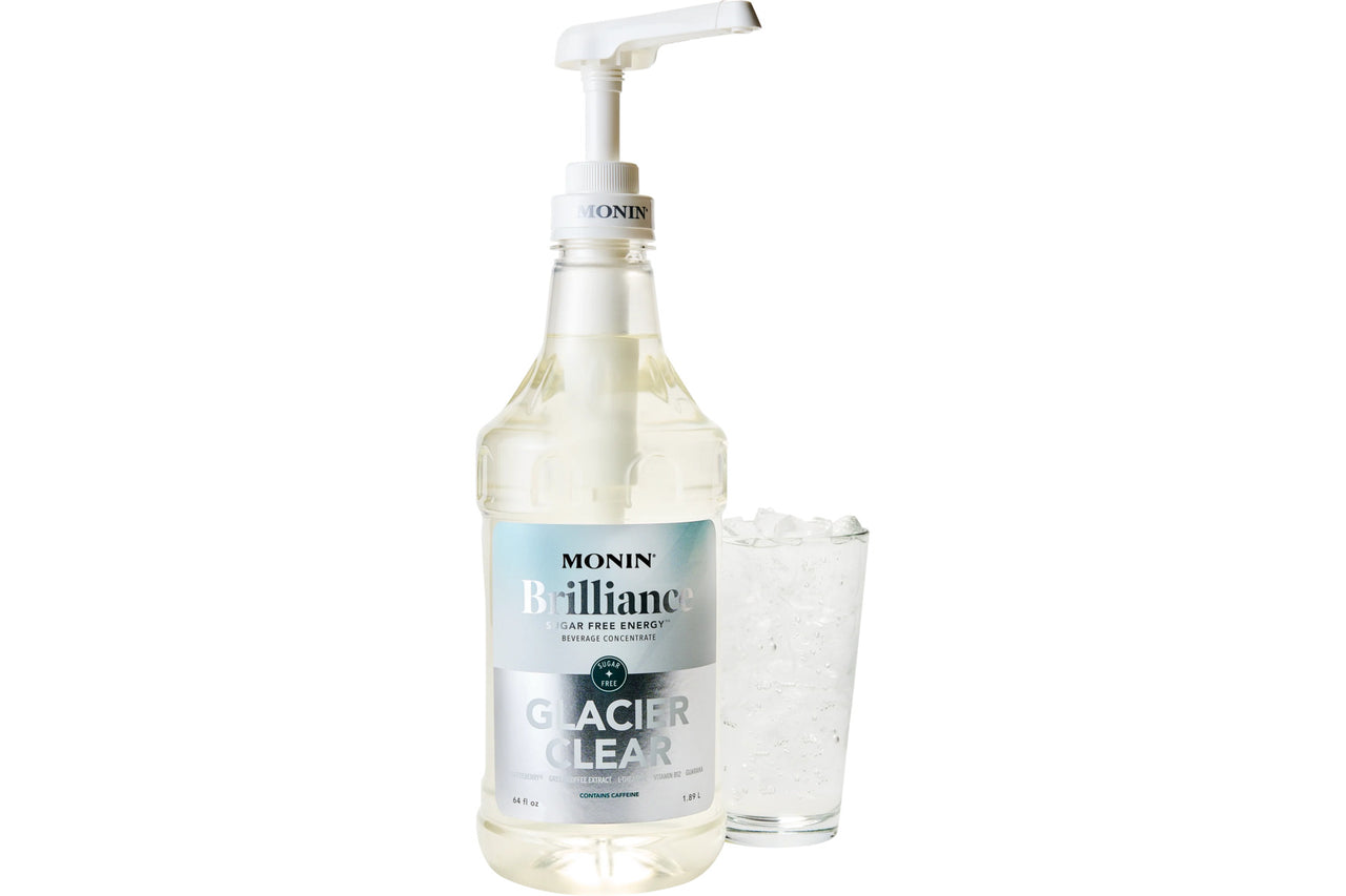 Monin 64 oz. Brilliance Sugar Free Glacier Clear