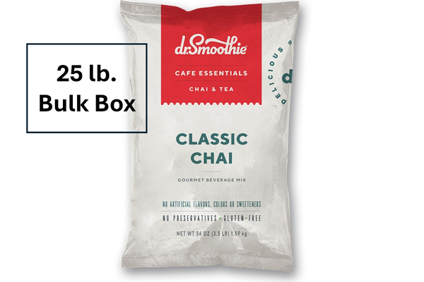 Dr. S/Cafe Essentials Chai & Tea - Classic Chai (25 lb. BOX)