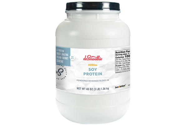 Dr. Smoothie ADDins Vegan SOY Protein - 48oz. (3 lb.) Jug