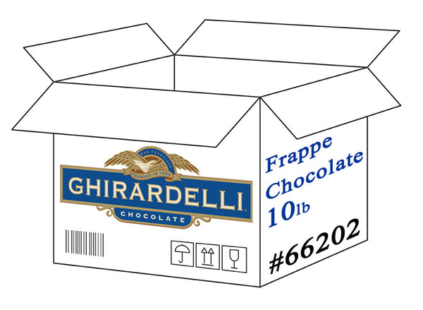 Ghirardelli 10 lb. Frappe - Chocolate BOX