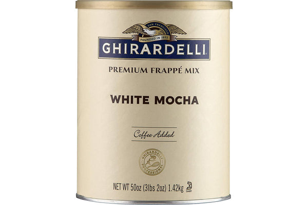 Ghirardelli 3 lb. Frappe - White Mocha (Coffee Added)