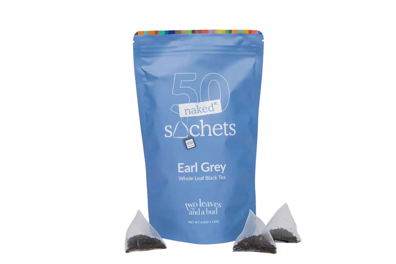 Two Leaves Tea: Earl Grey - 50 Naked Sachets