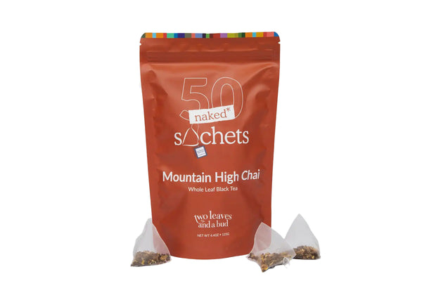 Two Leaves Tea: Mountain High Chai - 50 Naked Sachets