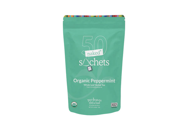 Two Leaves Tea: Peppermint - 50 Naked Sachets