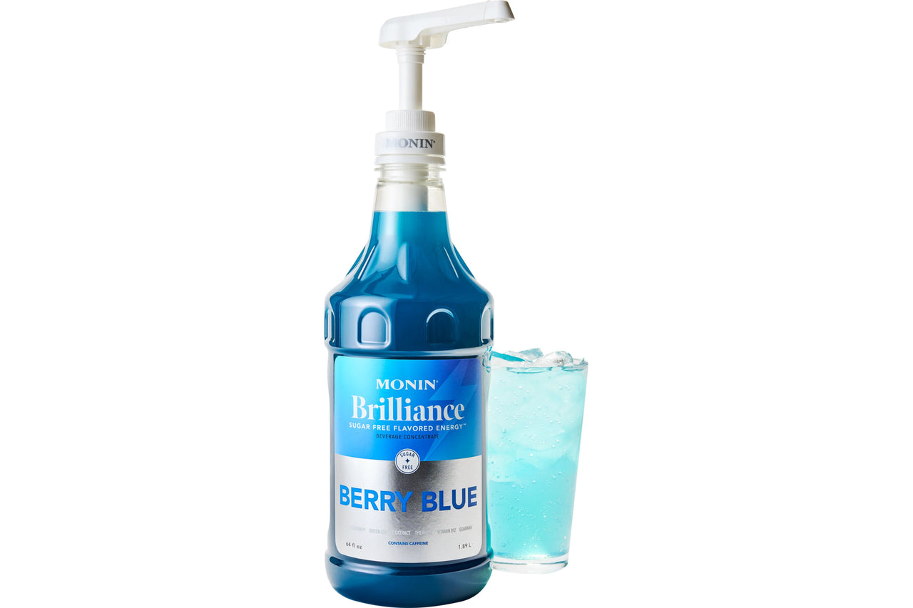 Monin 64 oz. Brilliance Sugar Free Berry Blue