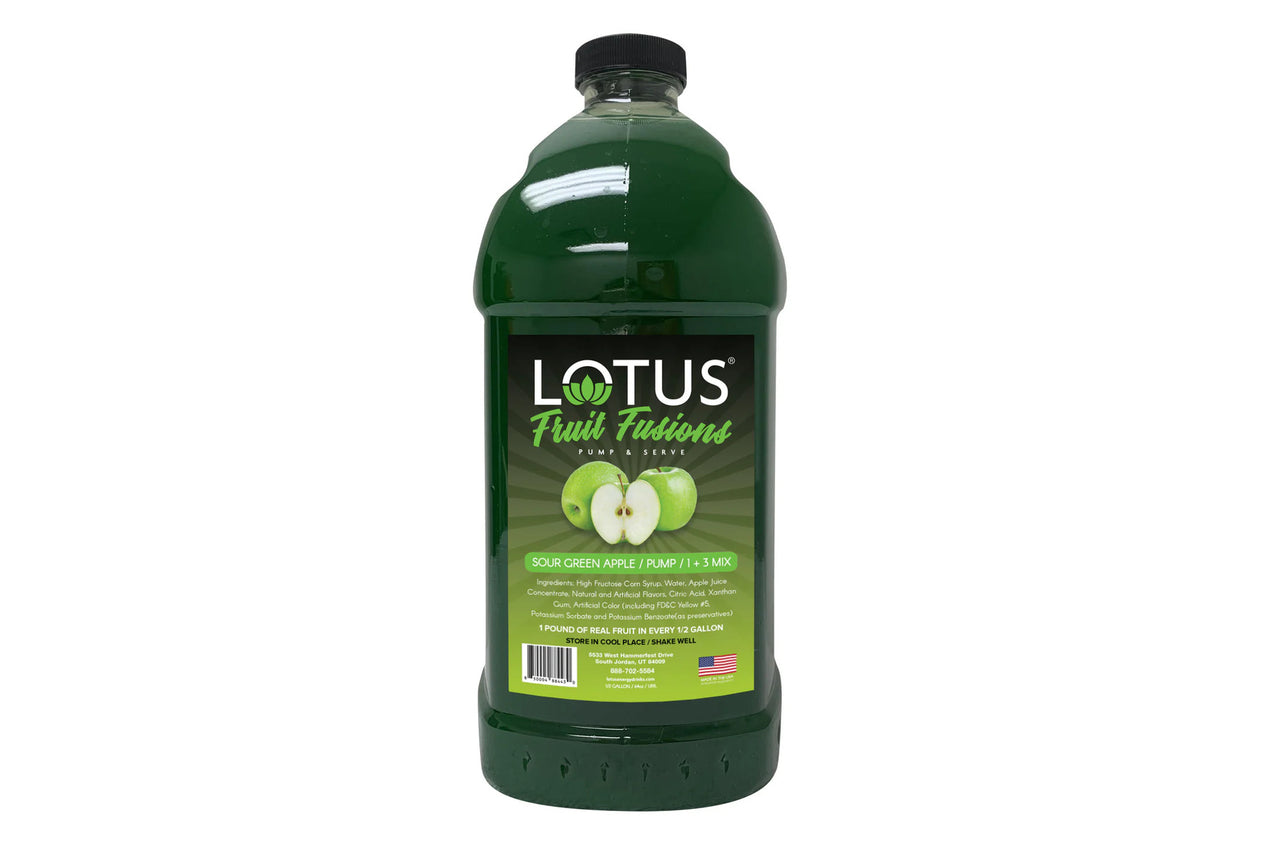 Lotus Energy Fruit Fusions - Sour Green Apple 64 oz