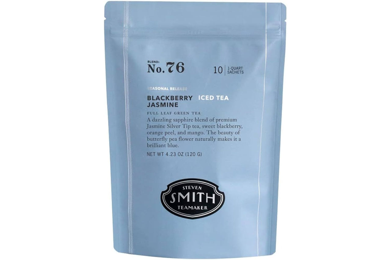 Smith Tea No 76. Blackberry Jasmine Iced Tea 1-Quart 10ct