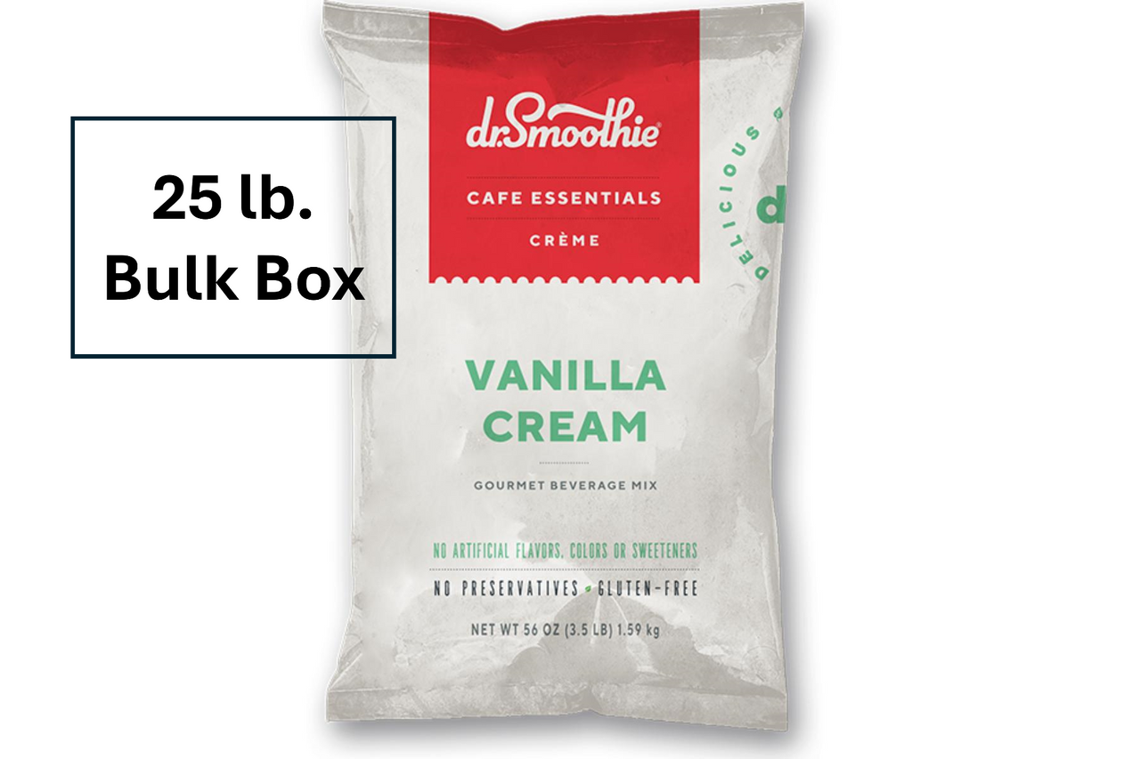 Dr. S/Cafe Essentials Creme - Vanilla Cream (25 lb. BOX)