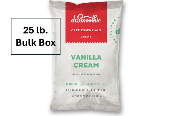 Dr. S/Cafe Essentials Creme - Vanilla Cream (25 lb. BOX)