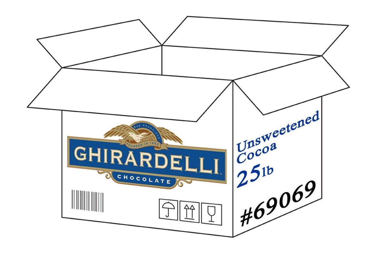 Ghirardelli Unsweetened Cocoa Powder - 25lb Bag - Sunrise