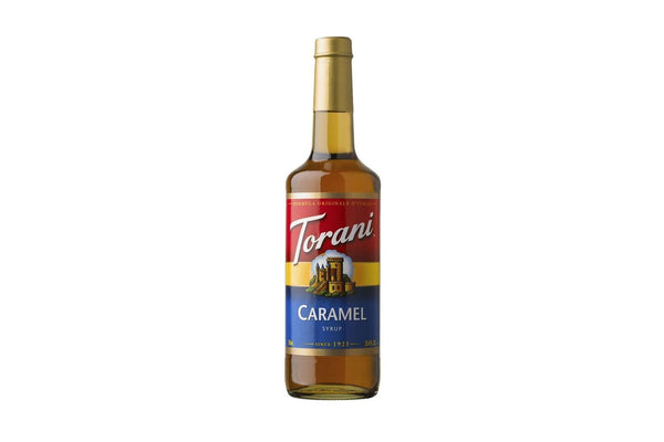 Torani Classic Flavored Syrups - 750 ml Glass Bottle: Caramel (new)