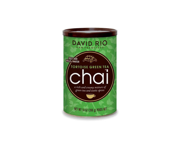 David Rio Chai (Endangered Species) - 14oz Canister: Tortoise Green Tea