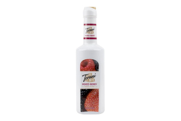 Torani Puree Blend: 1L Bottle: Mixed Berry